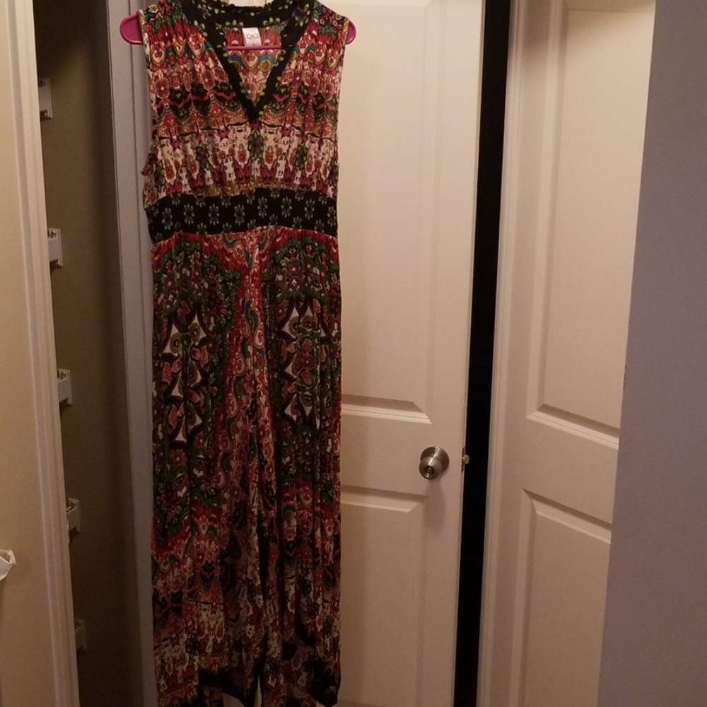 Bila long sleeveless dress